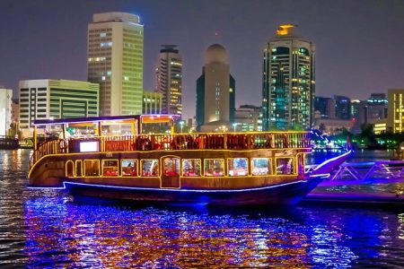 Dubai Marina Dhow Cruise 5 Stars Catering – Dubai Base Tour